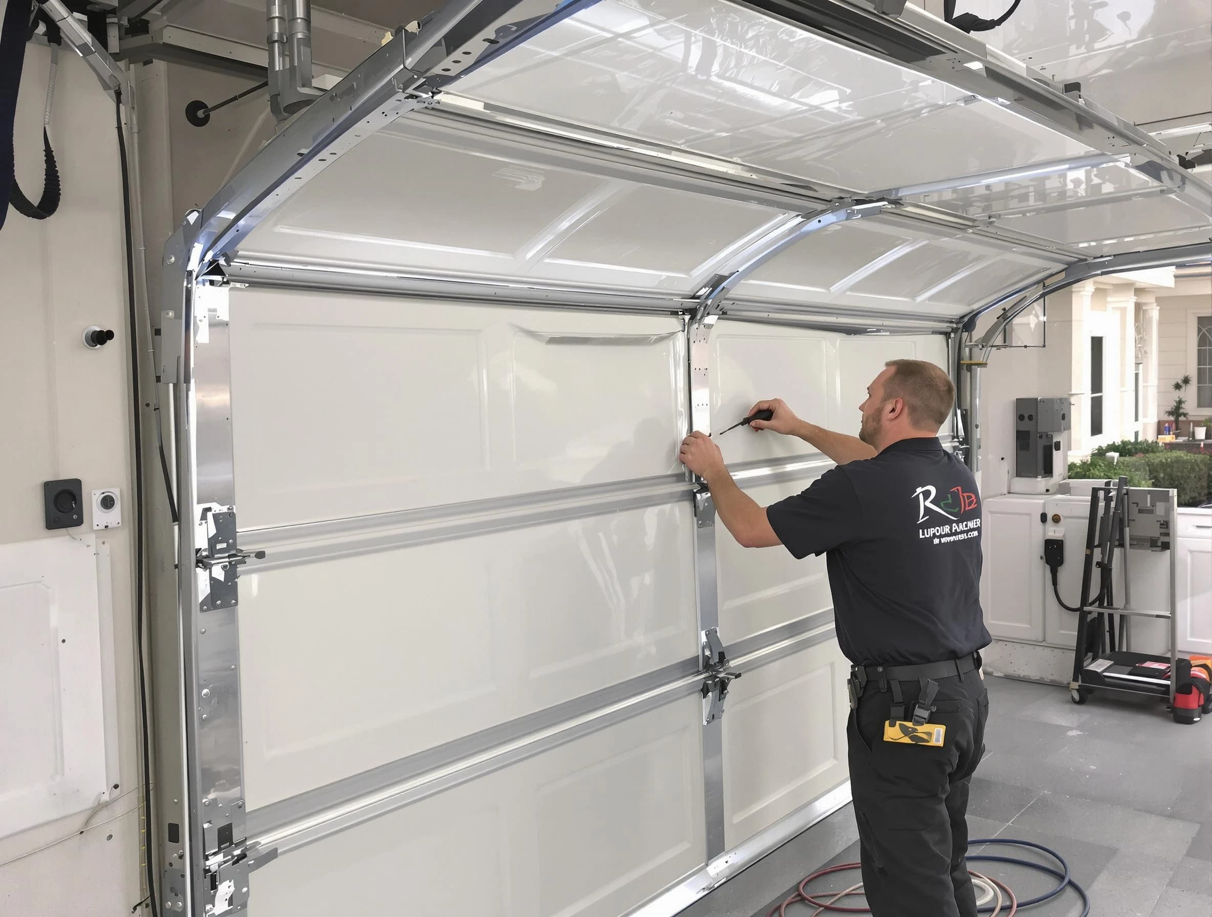 Grayson Garage Door Repair professional performing panel repair in Grayson