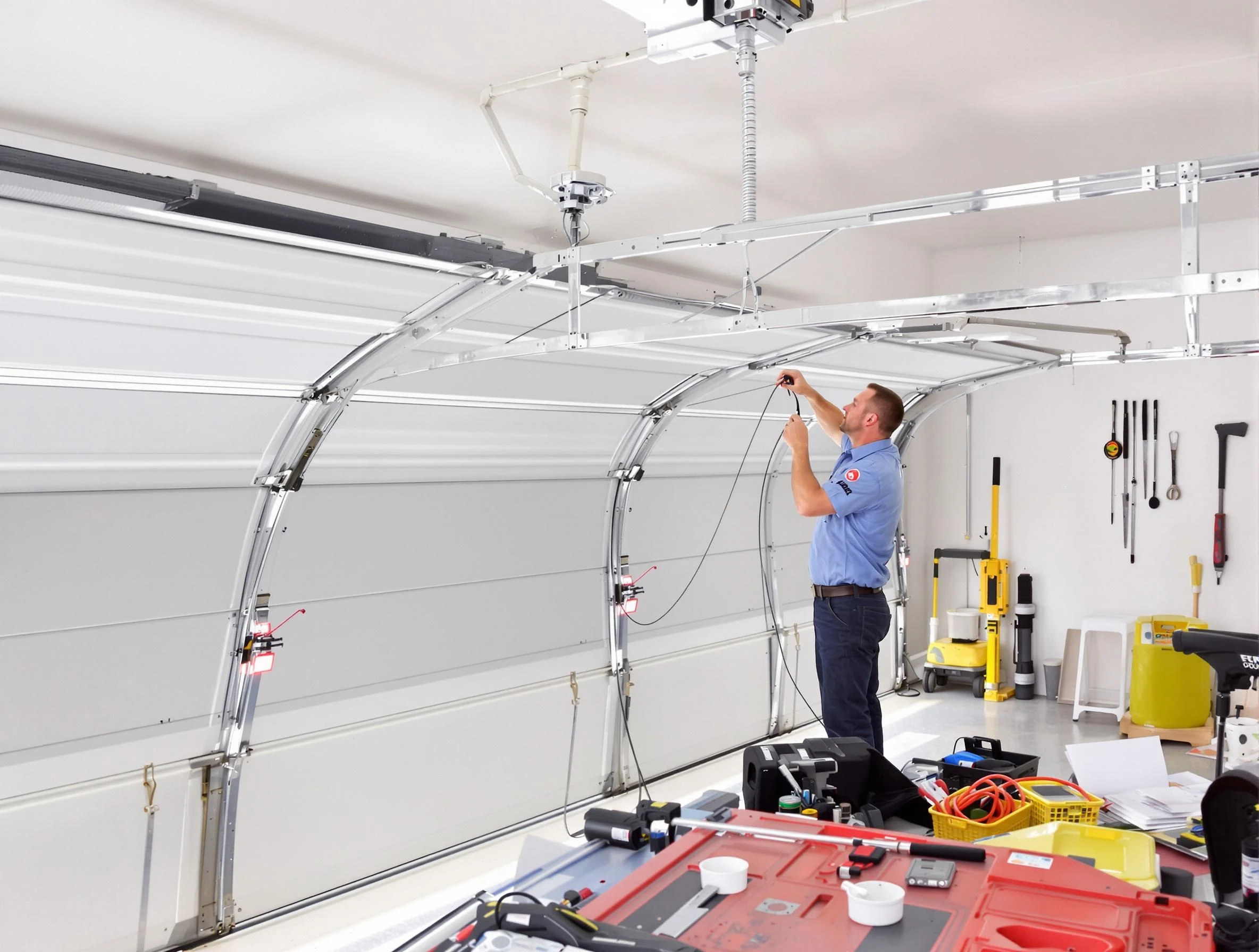 Garage door cable repair service by Grayson Garage Door Repair in Grayson