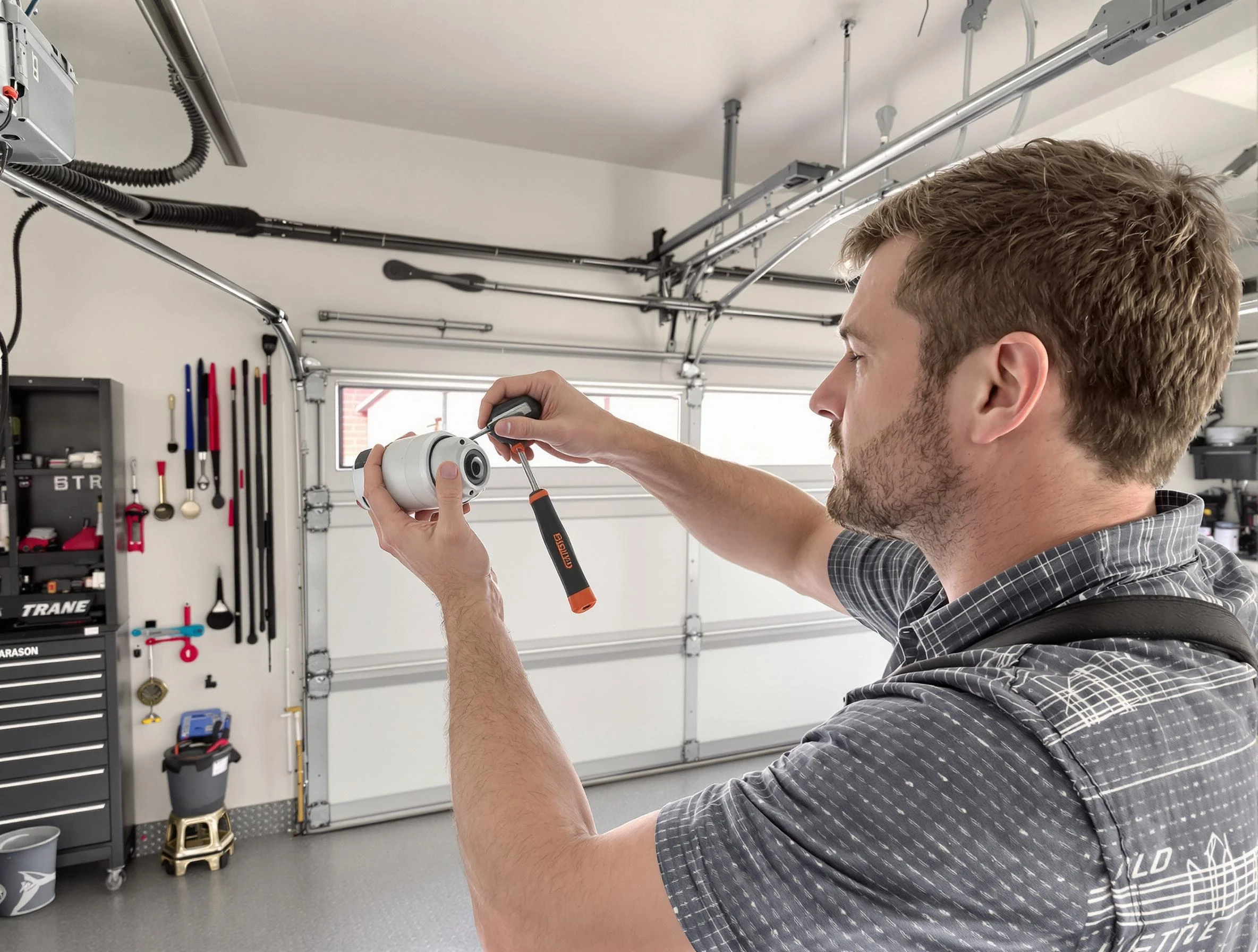 Garage door opener repair service by Grayson Garage Door Repair in Grayson