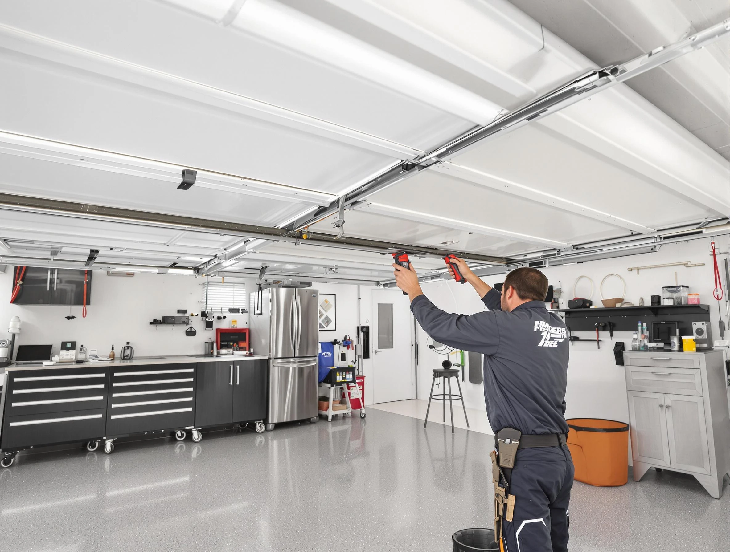 Overhead garage door repair service by Grayson Garage Door Repair in Grayson